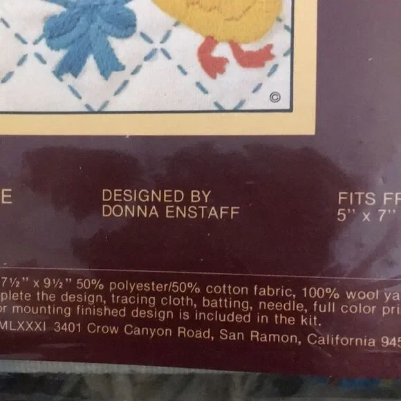 Vintage Quilted Photo Frame Craft Kit 5 X 7 - Picture 6 of 8